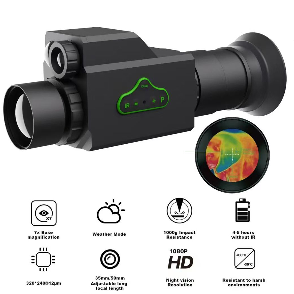 MV265 Pro Head Mounted Monocul - Thermal Scope Night Vision Monocular review and price