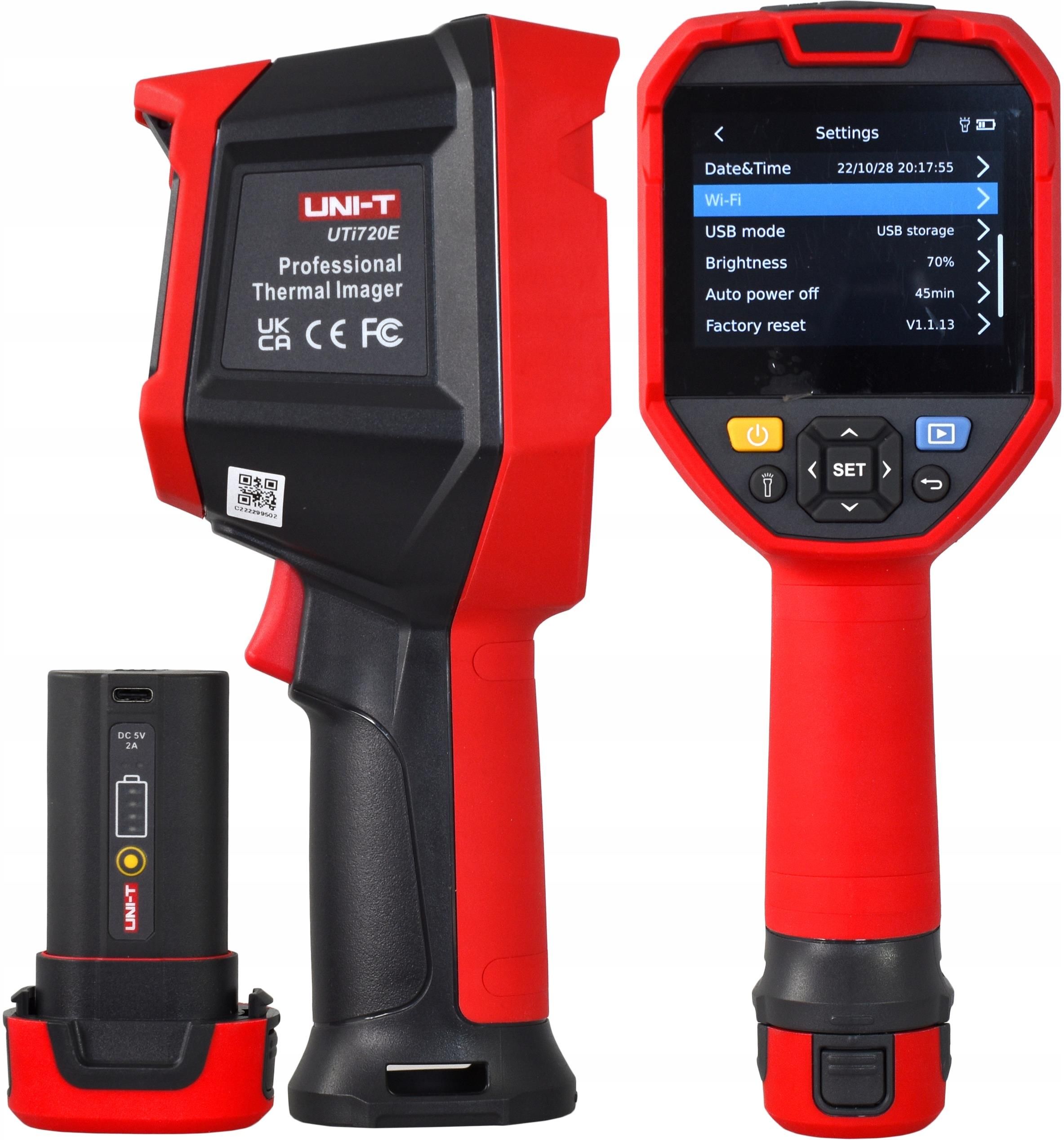 UNI-T UTi720E WiFi Thermal Cam - Thermal Imaging Camera 256X192 review and price